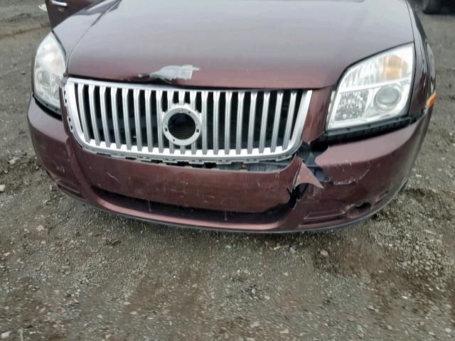 1MEHM42W89G627399 - 2009 MERCURY SABLE PREM MAROON photo 9