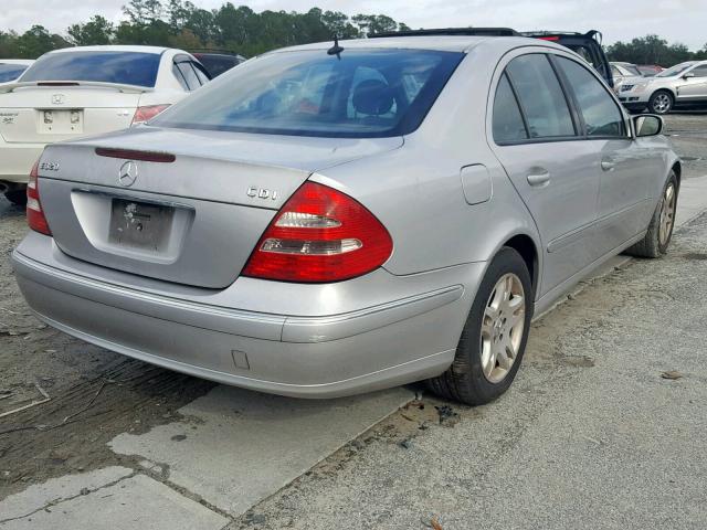 WDBUF26J65A774295 - 2005 MERCEDES-BENZ E 320 CDI GRAY photo 4