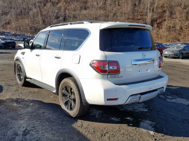 JN8AY2NE3J9731990 - 2018 NISSAN ARMADA PLA WHITE photo 3