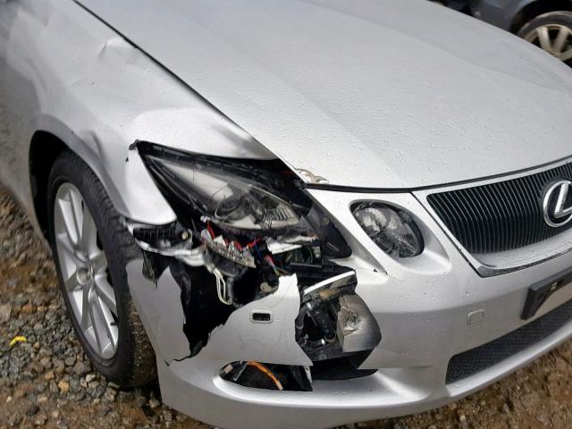 JTHBH96S165006804 - 2006 LEXUS GS GENERAT SILVER photo 9