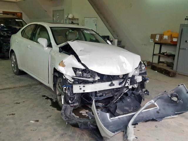 JTHCE5C29B5000561 - 2011 LEXUS IS 350 WHITE photo 1