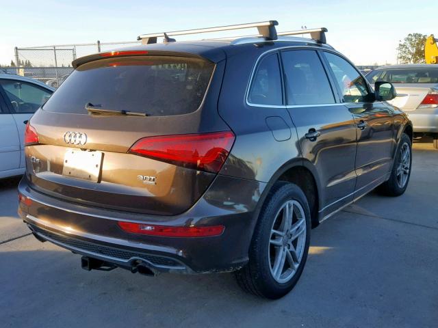 WA1WGAFP4EA099336 - 2014 AUDI Q5 PRESTIG BROWN photo 4