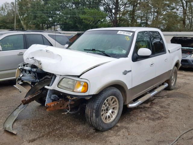 1FTRW07L73KC69613 - 2003 FORD F-150 WHITE photo 2