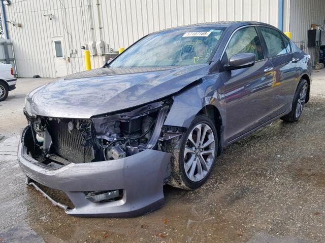 1HGCR2F57EA206839 - 2014 HONDA ACCORD SPO CHARCOAL photo 2