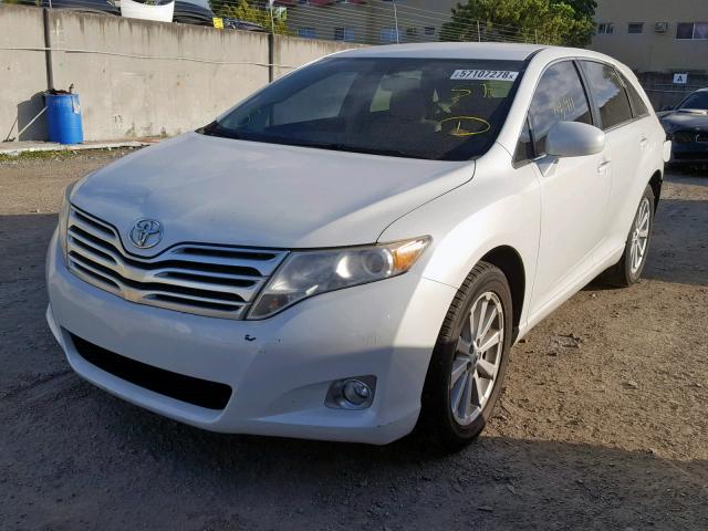 4T3ZA3BB9AU030082 - 2010 TOYOTA VENZA BASE WHITE photo 2