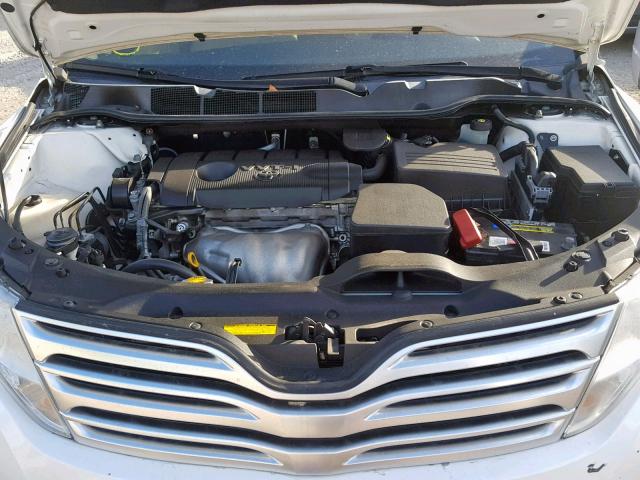 4T3ZA3BB9AU030082 - 2010 TOYOTA VENZA BASE WHITE photo 7