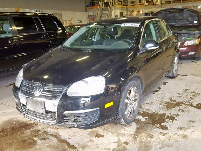 3VWRT71K06M711420 - 2006 VOLKSWAGEN JETTA TDI BLACK photo 2