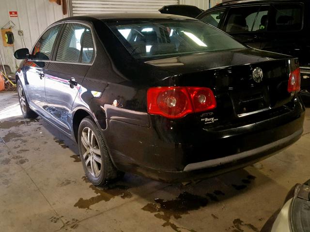 3VWRT71K06M711420 - 2006 VOLKSWAGEN JETTA TDI BLACK photo 3