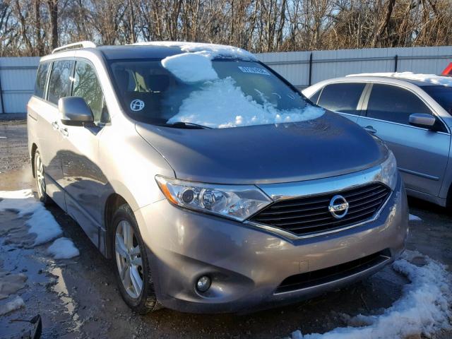 JN8AE2KP9C9051013 - 2012 NISSAN QUEST S GRAY photo 1