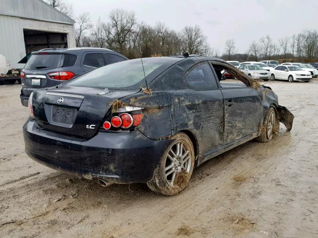 JTKDE167X80260505 - 2008 TOYOTA SCION TC შავი ფოტო 4