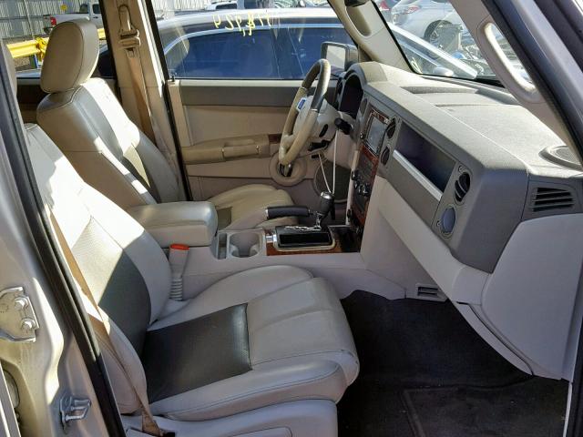 1J8HH582X8C195090 - 2008 JEEP COMMANDER Gümüş foto 5