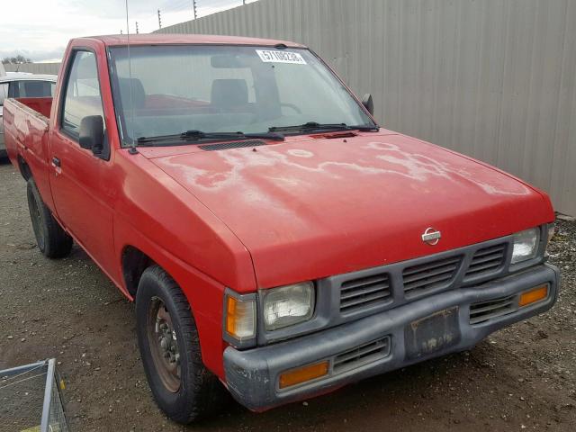 1N6SD11S0SC448966 - 1995 NISSAN TRUCK E/XE RED photo 1