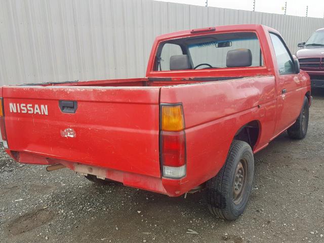 1N6SD11S0SC448966 - 1995 NISSAN TRUCK E/XE RED photo 4