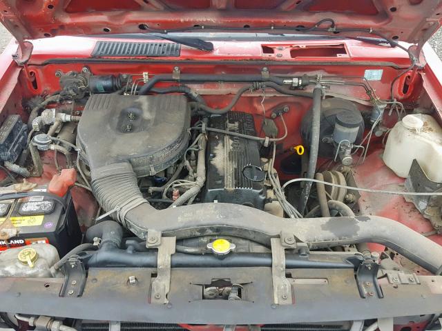 1N6SD11S0SC448966 - 1995 NISSAN TRUCK E/XE RED photo 7