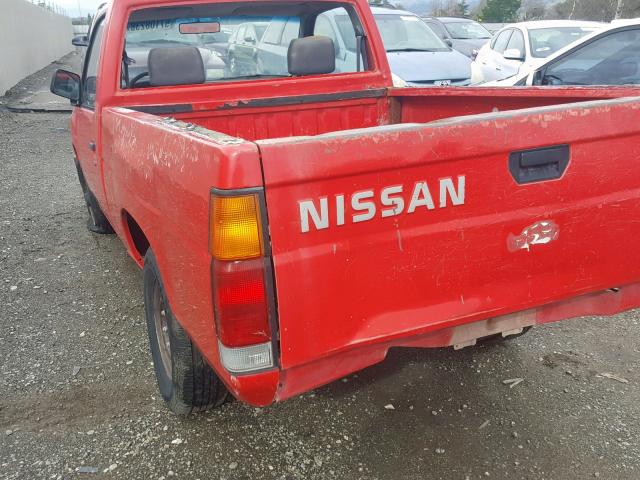 1N6SD11S0SC448966 - 1995 NISSAN TRUCK E/XE RED photo 9