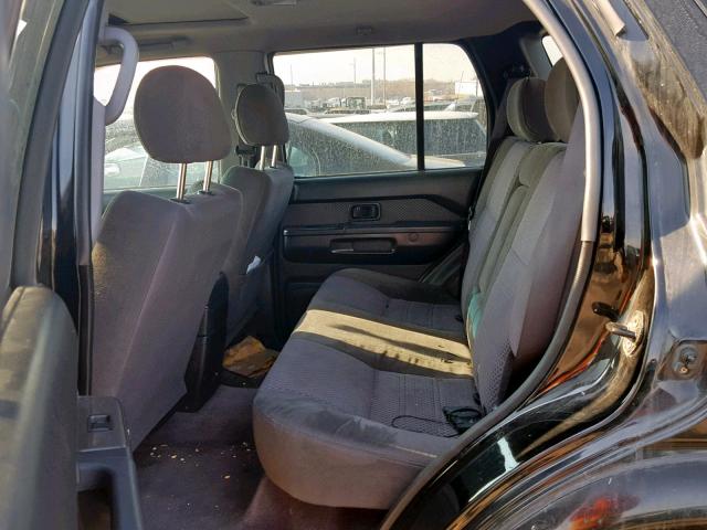 JN8DR09Y53W837431 - 2003 NISSAN PATHFINDER BLACK photo 6