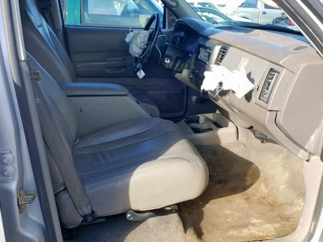 1D7HG38N73S168555 - 2003 DODGE DAKOTA QUA GRAY photo 5