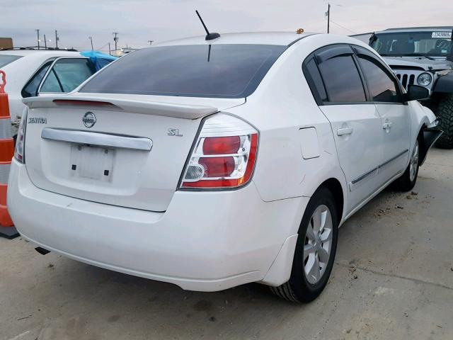 3N1AB6AP5BL664221 - 2011 NISSAN SENTRA 2.0 WHITE photo 4