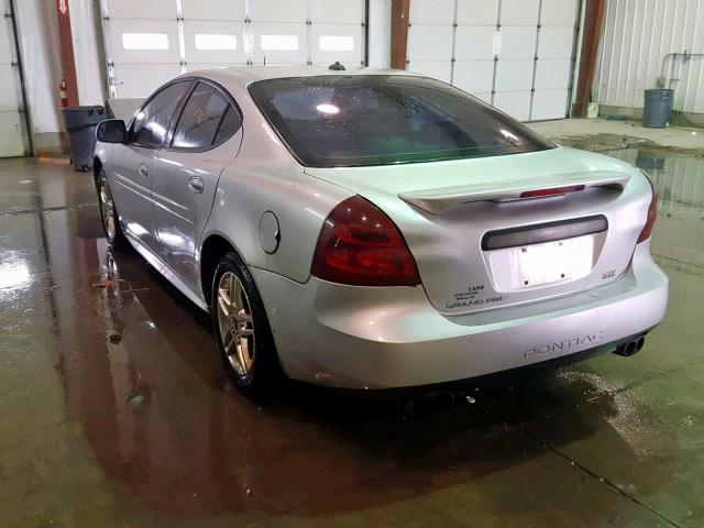 2G2WR524351189191 - 2005 PONTIAC GRAND PRIX SILVER photo 3