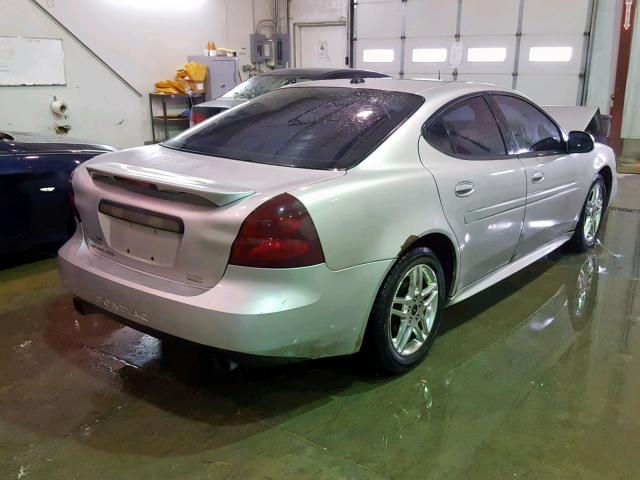 2G2WR524351189191 - 2005 PONTIAC GRAND PRIX SILVER photo 4