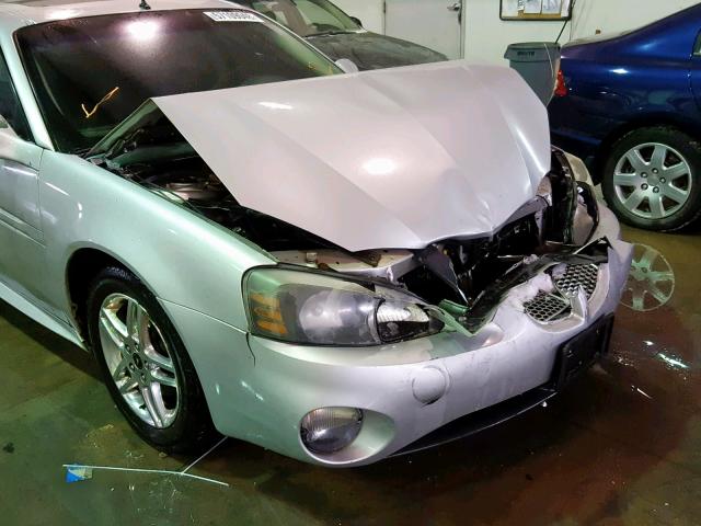 2G2WR524351189191 - 2005 PONTIAC GRAND PRIX SILVER photo 9