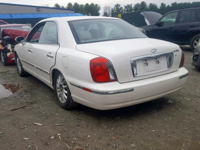 KMHFU45EX4A303180 - 2004 HYUNDAI XG 350 WHITE photo 3