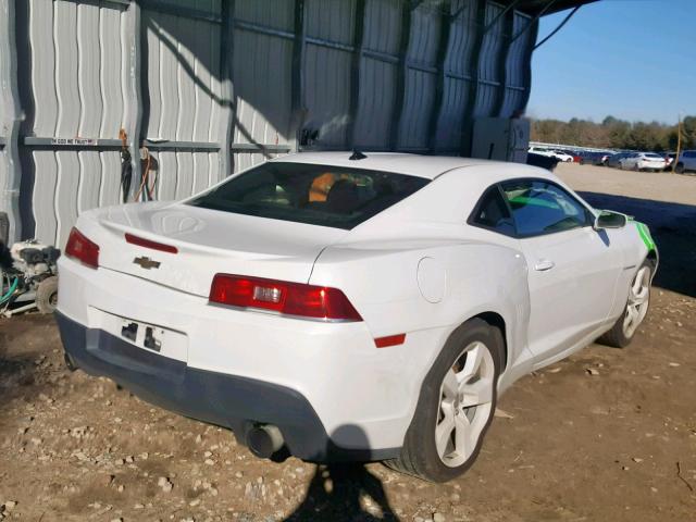 2G1FA1E35E9223415 - 2014 CHEVROLET CAMARO LS WHITE photo 4