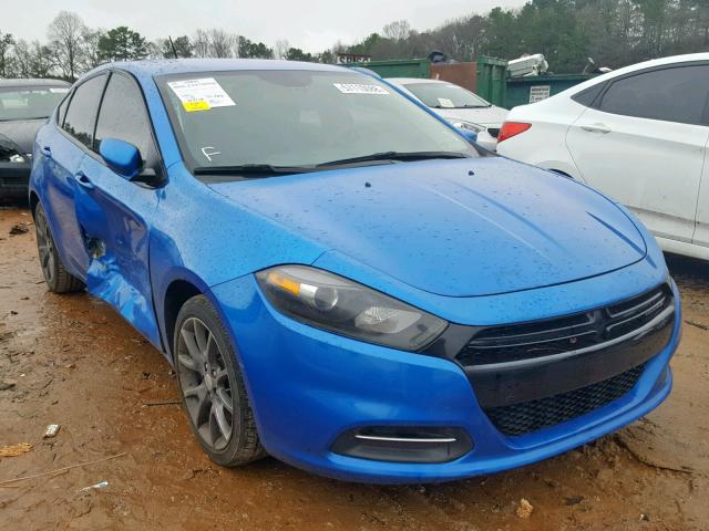 1C3CDFAAXGD644432 - 2016 DODGE DART SE BLUE photo 1