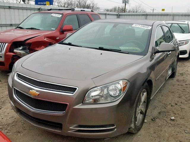 1G1ZC5E0XCF247749 - 2012 CHEVROLET MALIBU 1LT GRAY photo 2