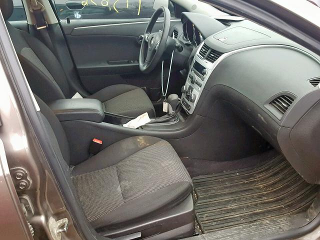 1G1ZC5E0XCF247749 - 2012 CHEVROLET MALIBU 1LT GRAY photo 5