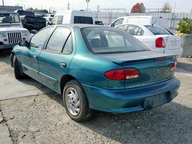 1G1JF52T4W7128211 - 1998 CHEVROLET CAVALIER L GREEN photo 3