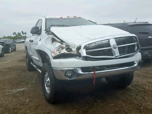 3D7KS28T69G537306 - 2009 DODGE RAM 2500 WHITE photo 1