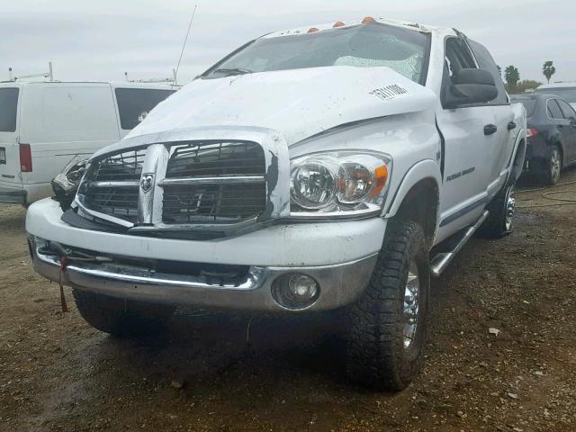 3D7KS28T69G537306 - 2009 DODGE RAM 2500 WHITE photo 2