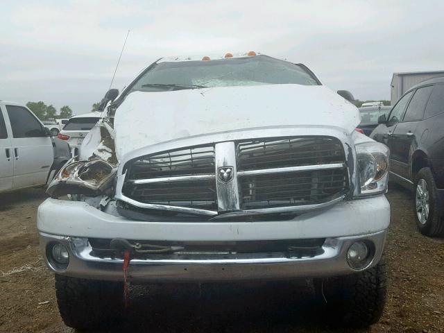 3D7KS28T69G537306 - 2009 DODGE RAM 2500 WHITE photo 7