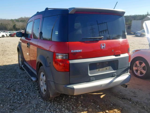 5J6YH18685L004629 - 2005 HONDA ELEMENT EX RED photo 3