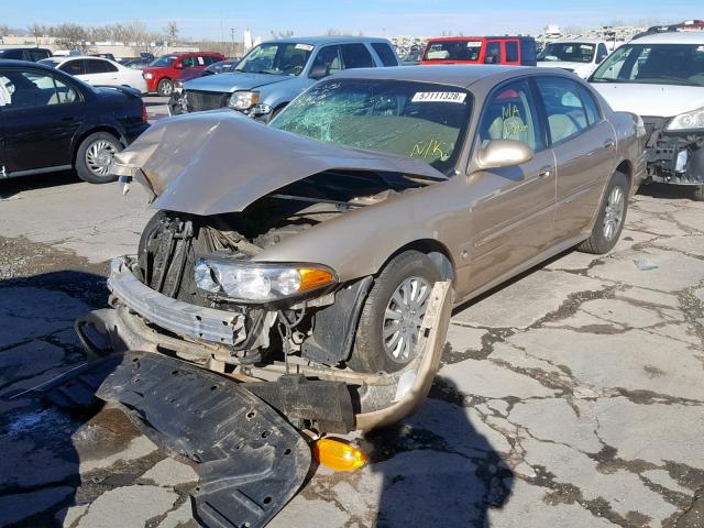 1G4HP54K95U202211 - 2005 BUICK LESABRE CU GOLD photo 2