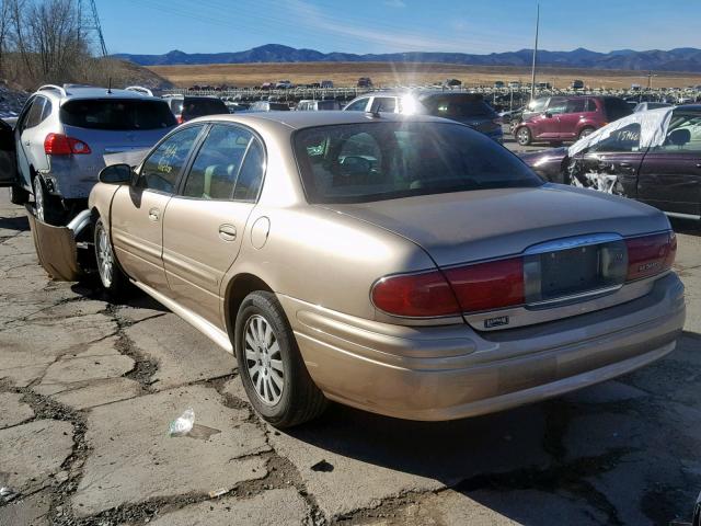 1G4HP54K95U202211 - 2005 BUICK LESABRE CU GOLD photo 3