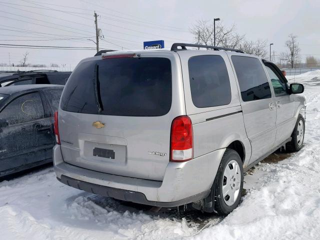 1GNDV33137D211213 - 2007 CHEVROLET UPLANDER L 银色 照片 4