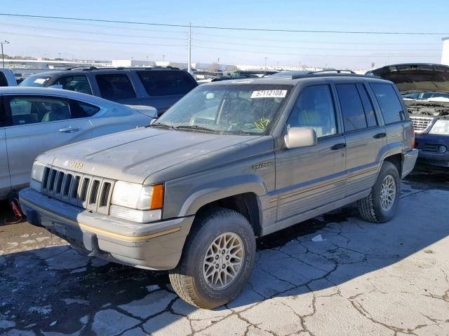 1J4GZ78Y1SC790542 - 1995 JEEP GRAND CHER TAN photo 2