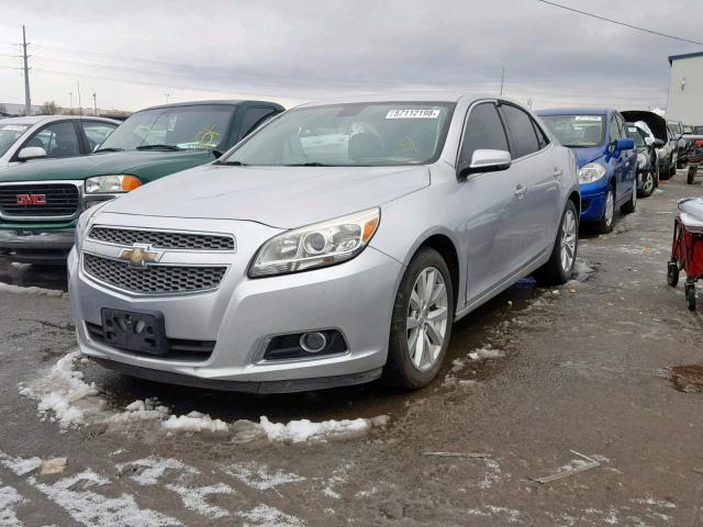1G11H5SA2DF328824 - 2013 CHEVROLET MALIBU LTZ 银色 照片 2