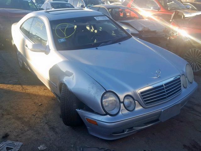 WDBLJ65G52F193327 - 2002 MERCEDES-BENZ CLK 320 SILVER photo 1