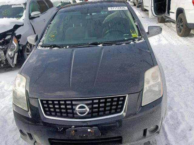 3N1AB61E58L643084 - 2008 NISSAN SENTRA 2.0 BLACK photo 9