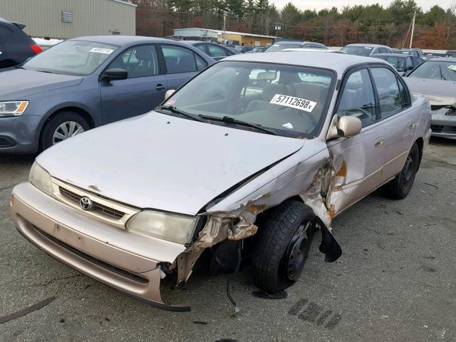 2T1BB02E4TC164258 - 1996 TOYOTA COROLLA DX TAN photo 2