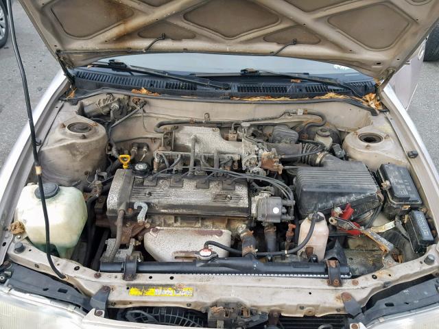 2T1BB02E4TC164258 - 1996 TOYOTA COROLLA DX TAN photo 7