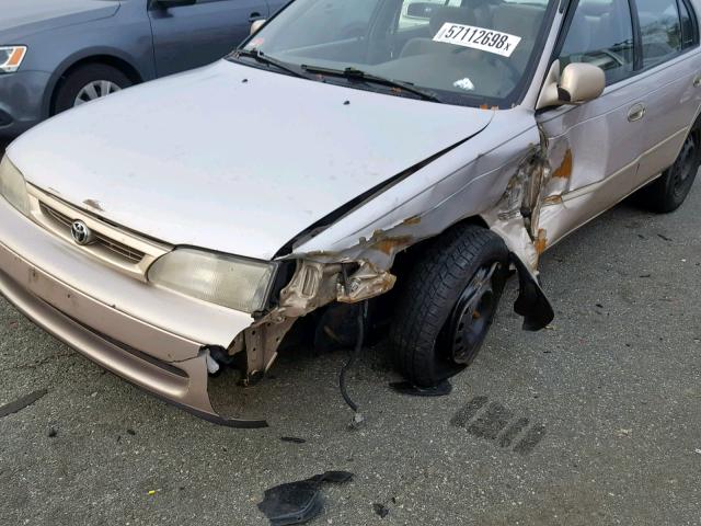 2T1BB02E4TC164258 - 1996 TOYOTA COROLLA DX TAN photo 9