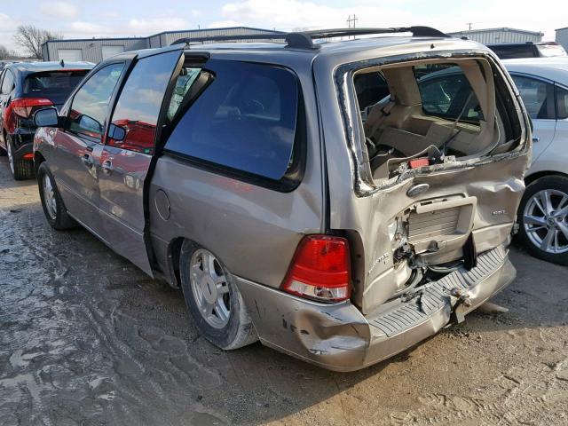 2FMZA52246BA23476 - 2006 FORD FREESTAR S GOLD photo 3