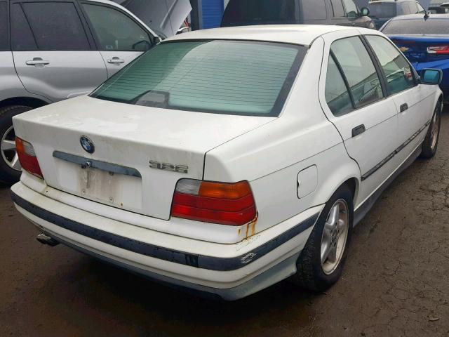 WBACB4313PFL04866 - 1993 BMW 325 I AUTO WHITE photo 4