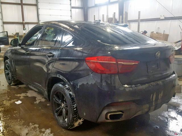 5UXKU6C54F0F93914 - 2015 BMW X6 XDRIVE5 BLACK photo 3