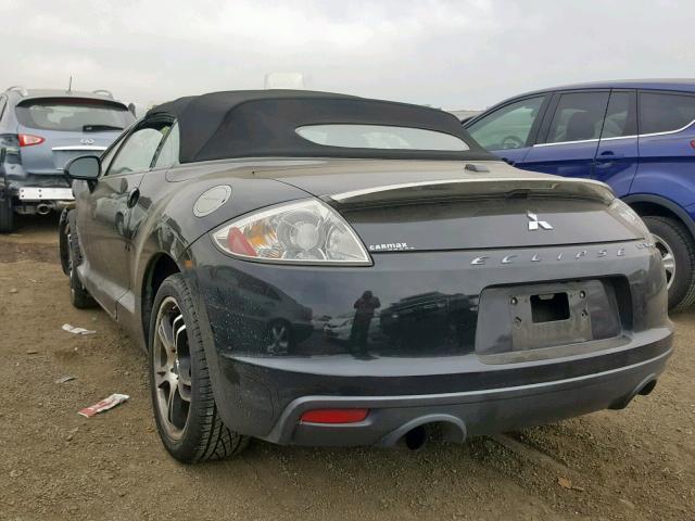 4A37L3ET6BE003398 - 2011 MITSUBISHI ECLIPSE SP BLACK photo 3