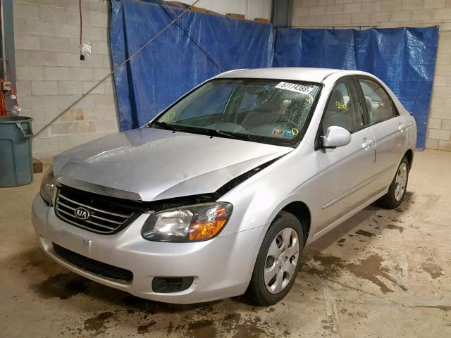 KNAFE222695648364 - 2009 KIA SPECTRA EX SILVER photo 2